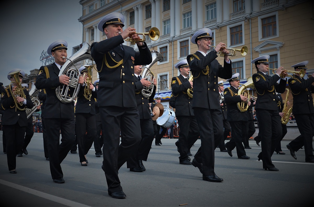 Впервые жители Владивостока смогут посетить смотр военных оркестров