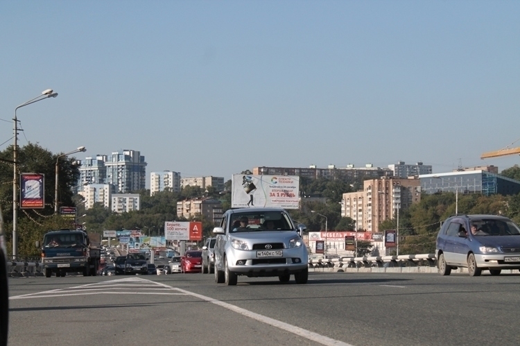 Открытие парка «Патриот» во Владивостоке создало проблемы автомобилистам