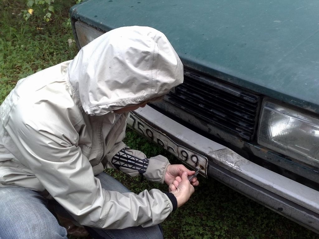 За кражу регистрационных знаков автомобилей можно будет попасть в тюрьму