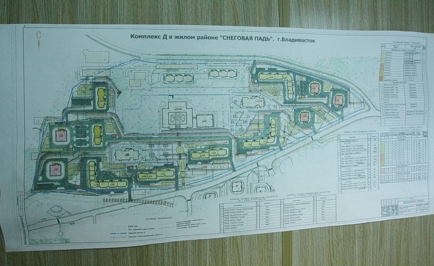 План застройки снеговой пади владивосток