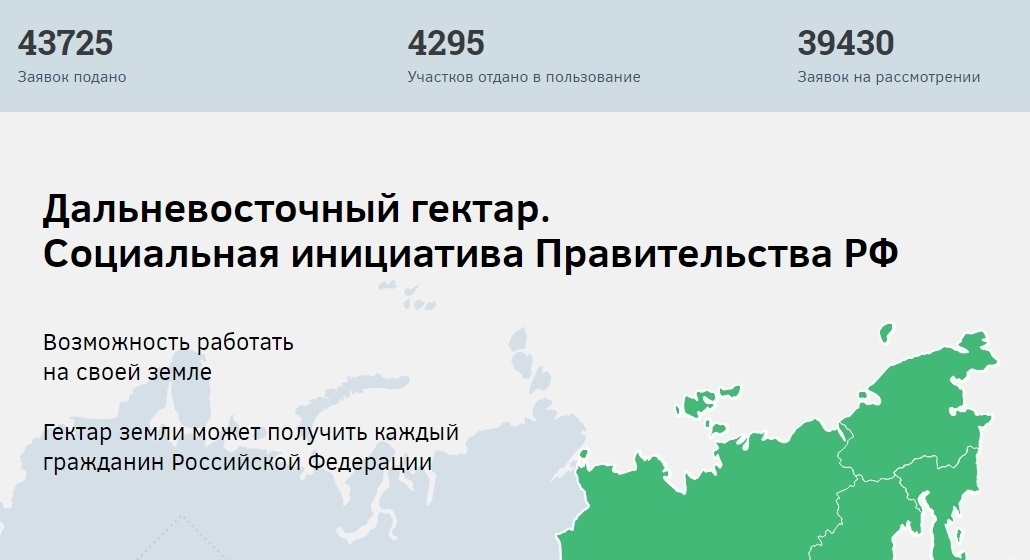 Надальнийвосток рф официальный сайт карта земельных участков