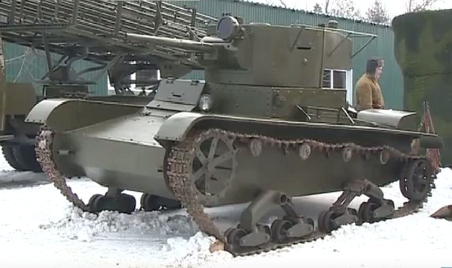 В музее «Техника XX века» появился уникальный боевой танк 